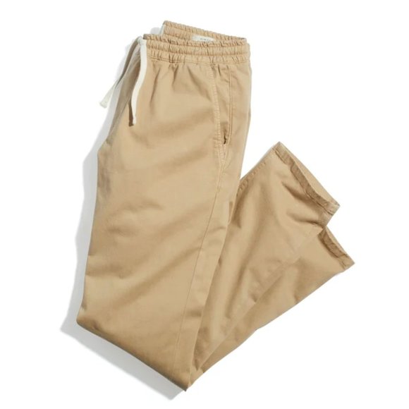 MARINE LAYER Saturday Pant Faded Khaki Tan Cream Neutral {Z9} - Picture 3 of 8